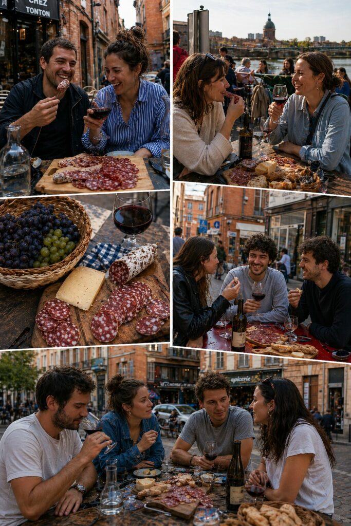 apero – toulouse – produits – locaux – artisanaux – haut – gamme – selection – terroir – restaurant – experience – culinaire – planche – gastronomie – bar – vin – circuits – courts – degustation – specialites – convivialite – accords – fermiers